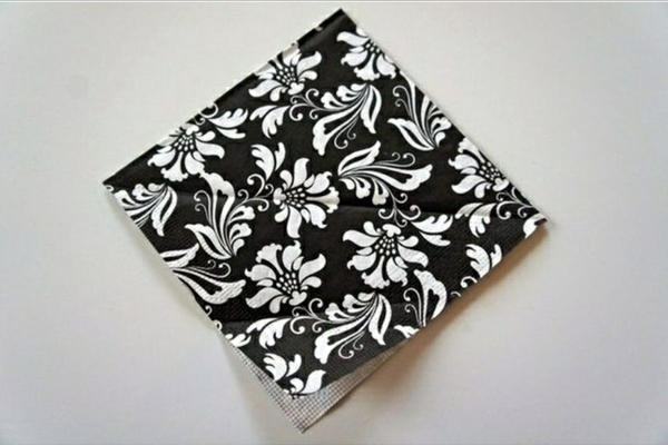 Paper napkin folding instructions - create festive Tischedeko