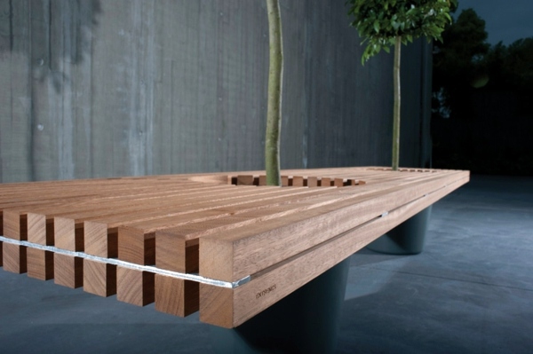 Wooden bench build yourself - comfortable seating area for your garden Wooden bench build yourself - comfortable seating area for your garden