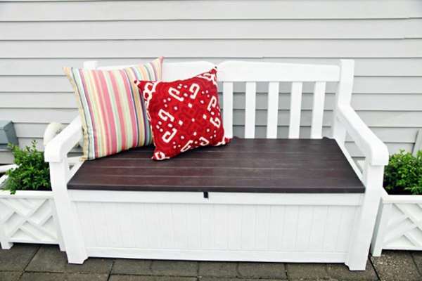 Wooden bench build yourself - comfortable seating area for your garden Wooden bench build yourself - comfortable seating area for your garden