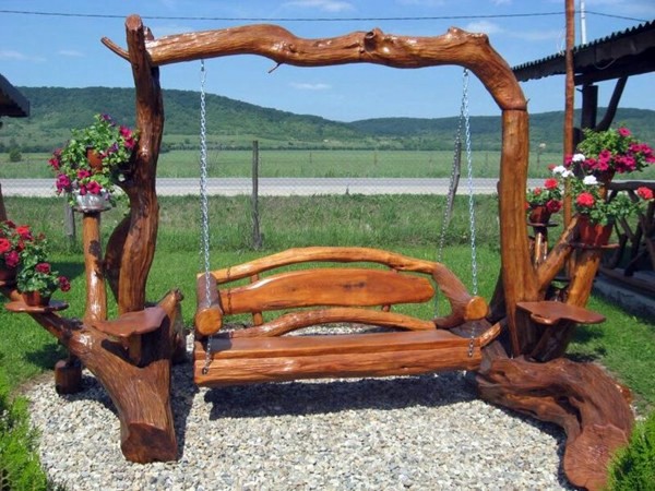 Wooden bench build yourself - comfortable seating area for your garden Wooden bench build yourself - comfortable seating area for your garden