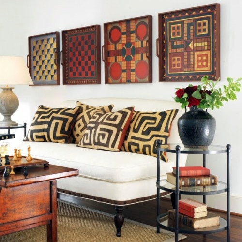 15 Ideas for exclusive wall decoration with squares