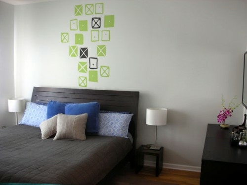 15 Ideas for exclusive wall decoration with squares 15 Ideas for exclusive wall decoration with squares