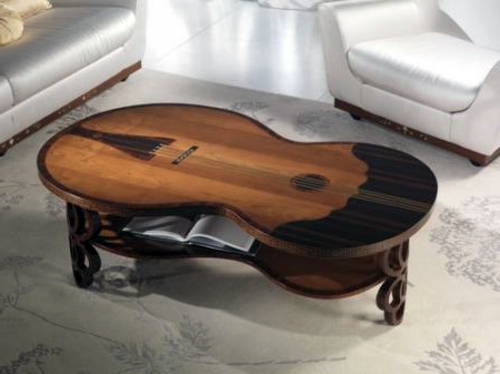 Bar made in the form of guitar in Italy Bar made in the form of guitar in Italy