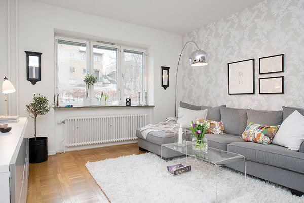 Interior Design - Small Apartment in Sweden with a trendy style