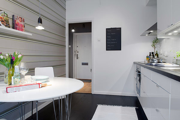 Interior Design - Small Apartment in Sweden with a trendy style