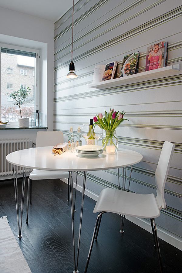 Interior Design - Small Apartment in Sweden with a trendy style