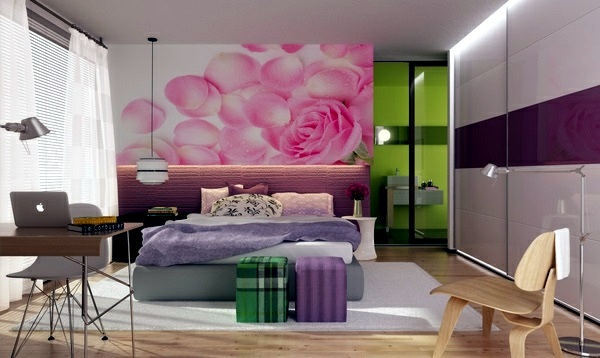 Schlafzimmer - 15 beautiful purple bedroom - a paradise for the eyes