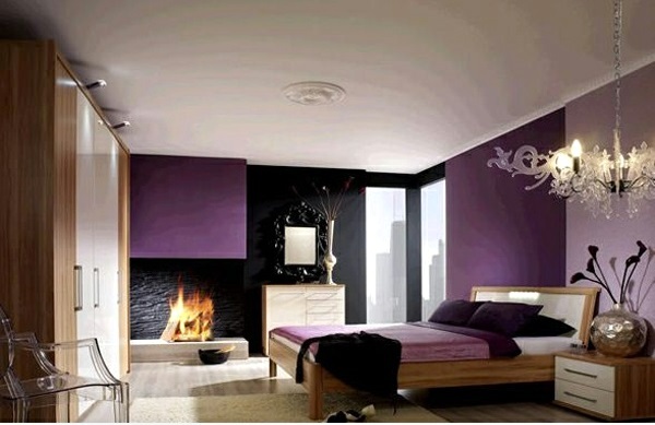 Schlafzimmer Ideen - 15 beautiful purple bedroom - a paradise for the eyes