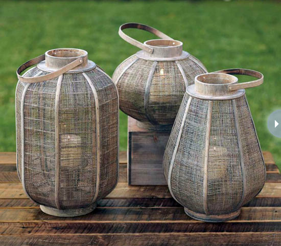 Lighting in the garden - romantic summer evenings by candlelight