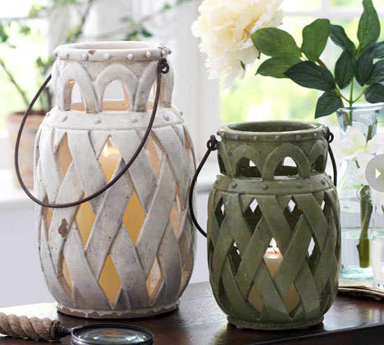 Lighting in the garden - romantic summer evenings by candlelight