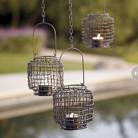 Lighting in the garden - romantic summer evenings by candlelight