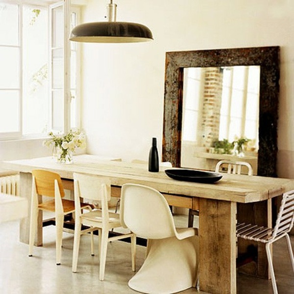 37 ideas to use different chairs in the dining room