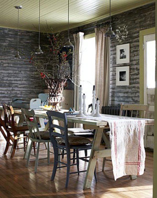 37 ideas to use different chairs in the dining room