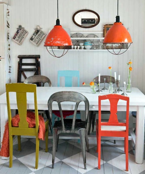 37 ideas to use different chairs in the dining room