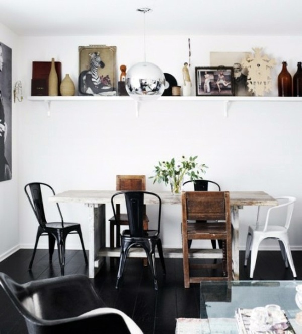 37 ideas to use different chairs in the dining room