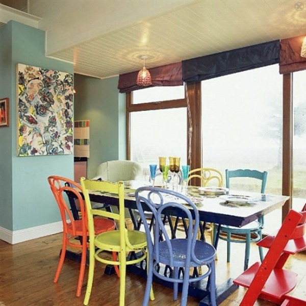 37 ideas to use different chairs in the dining room