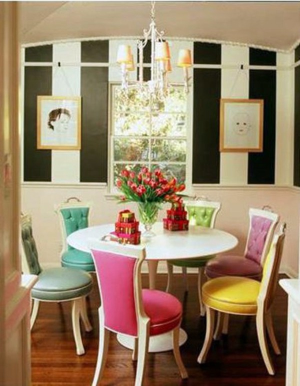 37 ideas to use different chairs in the dining room