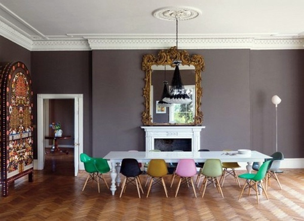 37 ideas to use different chairs in the dining room