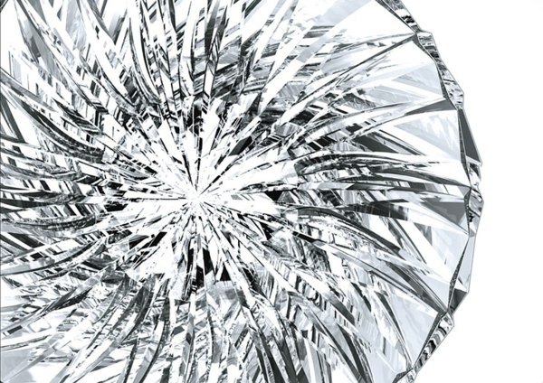 Radiant Glass Design by Tokujin Yoshioka - Bar tables and stools made of glass