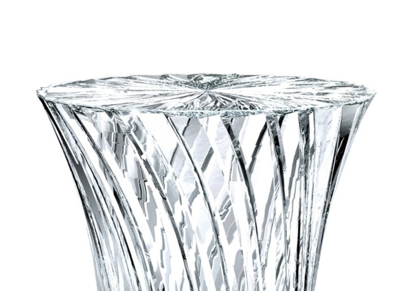 Radiant Glass Design by Tokujin Yoshioka - Bar tables and stools made of glass