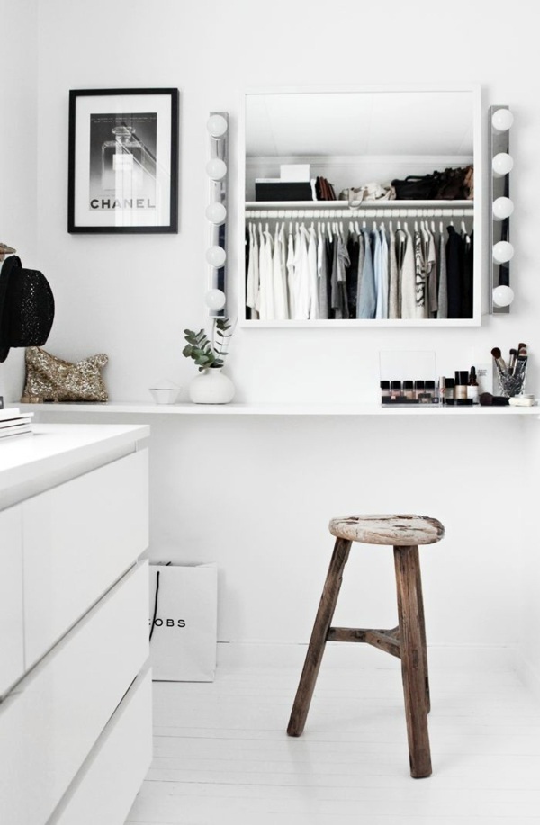 Walk-in closet - a dressing room plan and implement