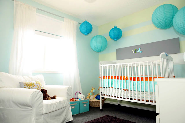 Baby Room Decorating Ideas With Paper Lanterns Interior