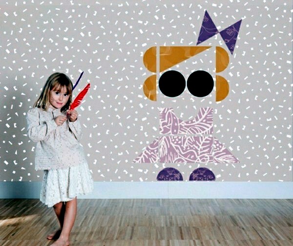 Sweet colors and wall decoration in the nursery and baby room Sweet colors and wall decoration in the nursery and baby room