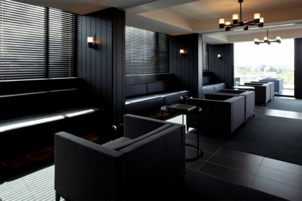 Original idea for dark stylish interior Original idea for dark stylish interior