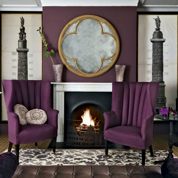 Original idea for dark stylish interior