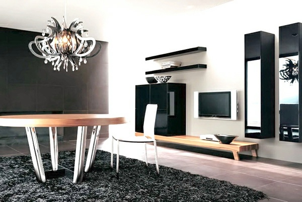 Original idea for dark stylish interior Original idea for dark stylish interior