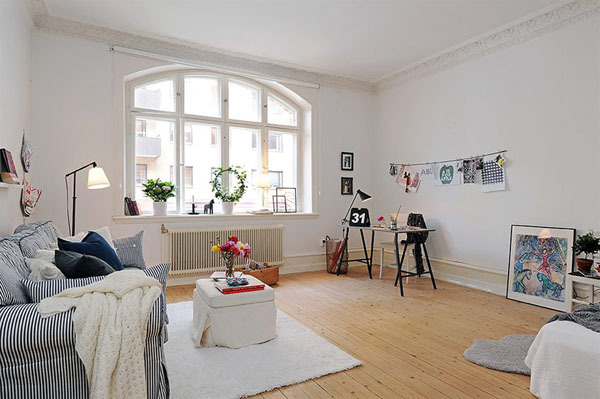 Scandinavian living room designs with a hypnotizing effect