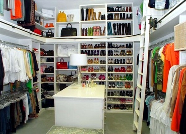 Walk-in closet plan - 50 Dressing chic furnishings