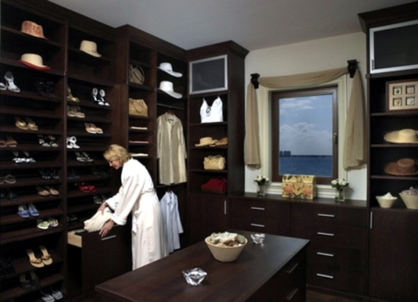 Walk-in closet plan - 50 Dressing chic furnishings