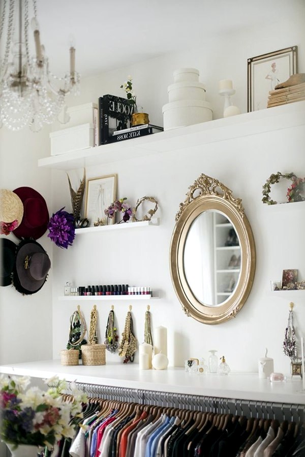 Walk-in closet plan - 50 Dressing chic furnishings