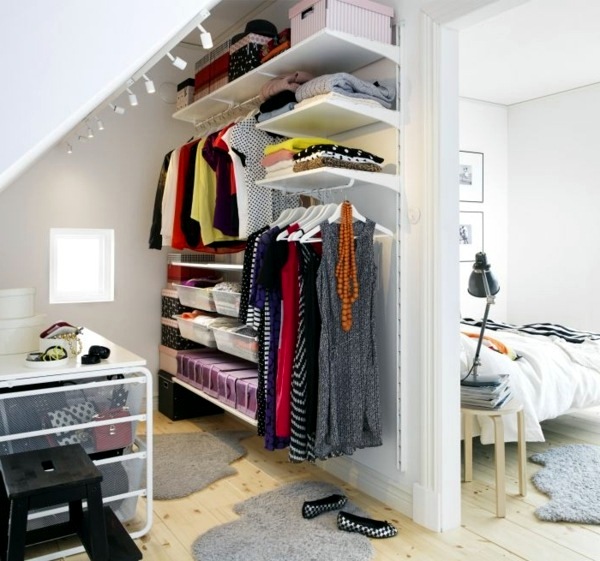 Walk-in closet plan - 50 Dressing chic furnishings