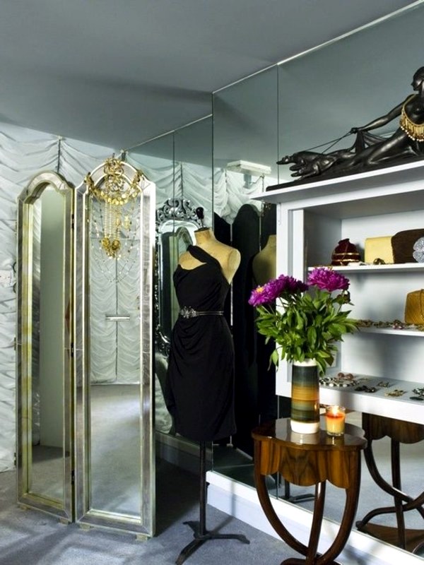 Walk-in closet plan - 50 Dressing chic furnishings
