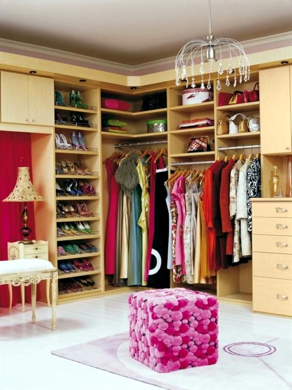 Walk-in closet plan - 50 Dressing chic furnishings