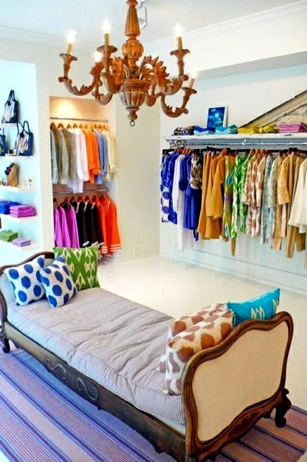 Walk-in closet plan - 50 Dressing chic furnishings