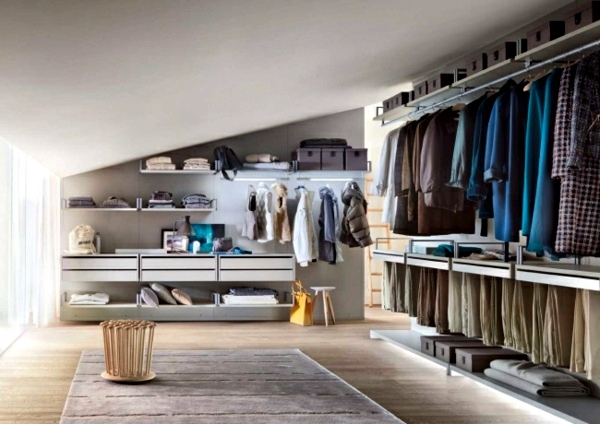 Walk-in closet plan - 50 Dressing chic furnishings
