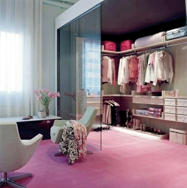 Walk-in closet plan - 50 Dressing chic furnishings
