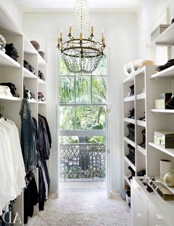Walk-in closet plan - 50 Dressing chic furnishings