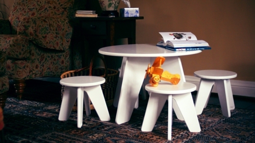 Beautiful cheerful children stool Splash by B-Line
