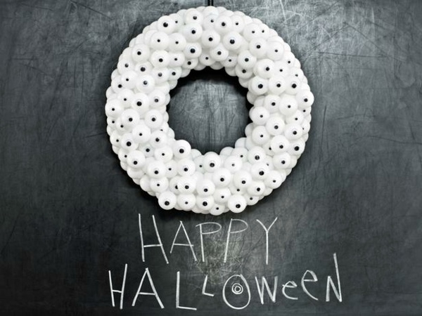 DIY Deko - Cool Craft Ideas for Halloween Wreath DIY Deko - Cool Craft Ideas for Halloween Wreath