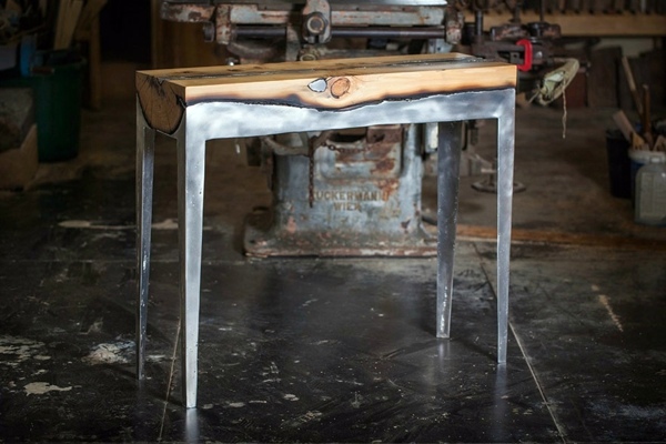 Cool furniture from wood and metal of Hilla Shamia
