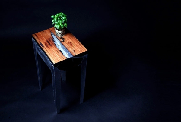Cool furniture from wood and metal of Hilla Shamia
