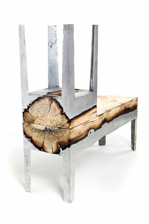 Cool furniture from wood and metal of Hilla Shamia