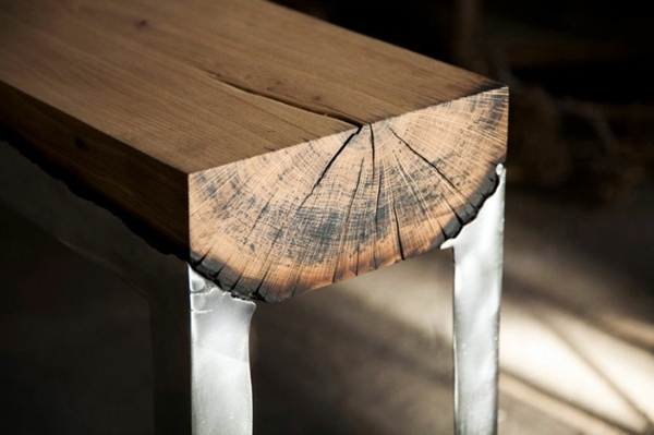 Cool furniture from wood and metal of Hilla Shamia