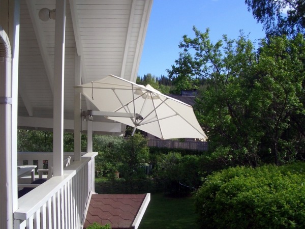 Terrace and garden sun protection ideas - use solar sails and awnings