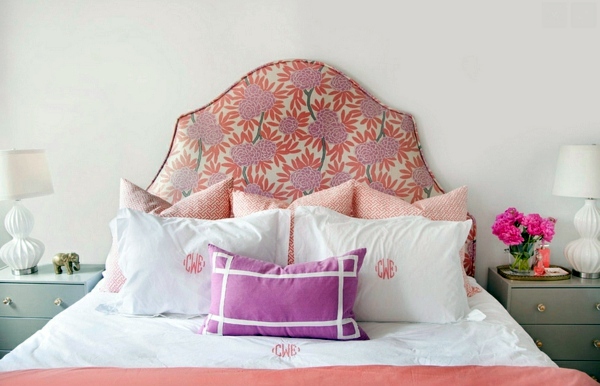 Fabric and wallpaper with floral design - Great Interior Ideas for Your Home Fabric and wallpaper with floral design - Great Interior Ideas for Your Home