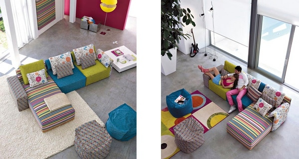 Wohnideen - Interior Design from Linea Italia - cool ideas with modular sofa